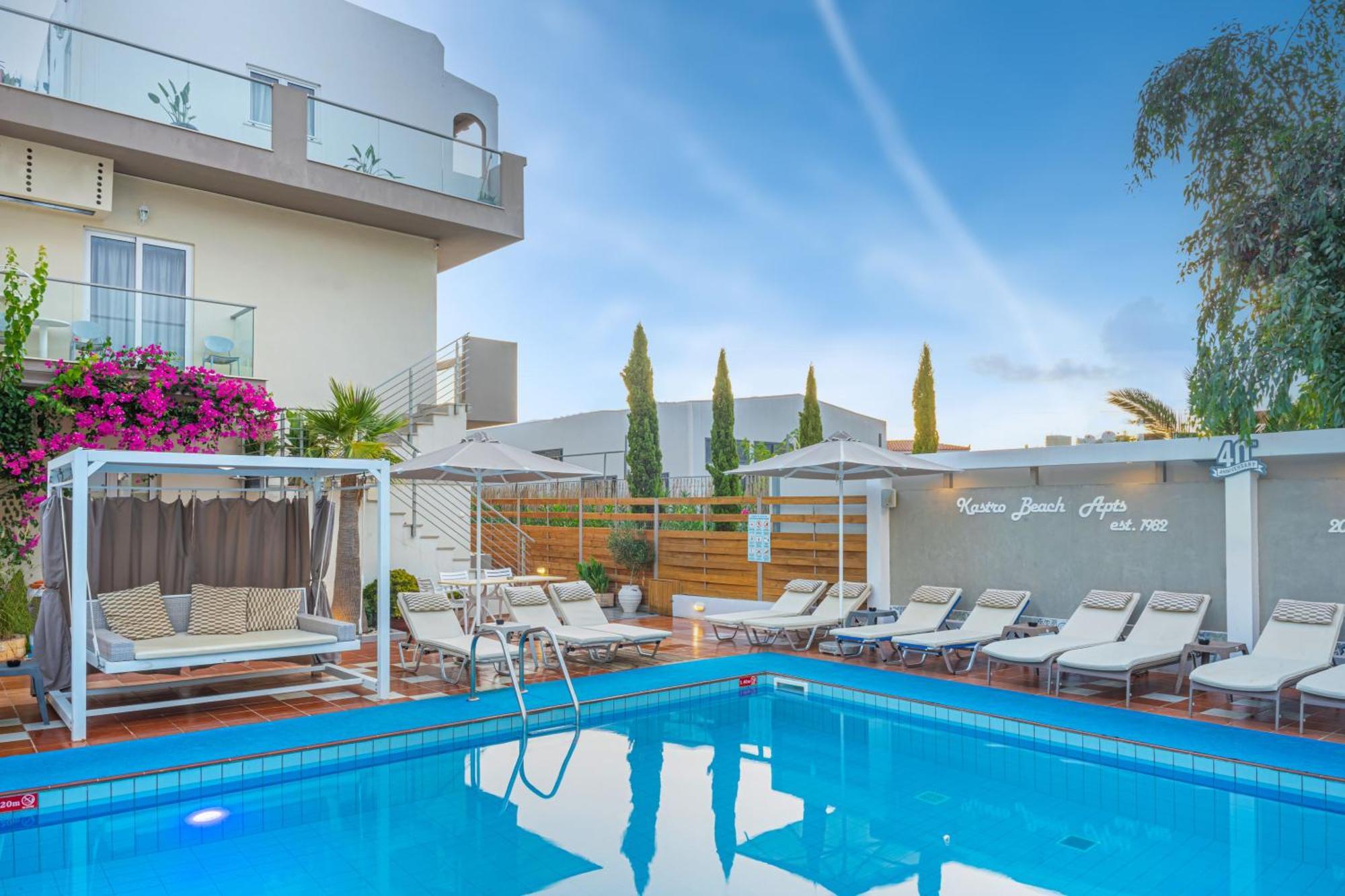 Kastro Beach Apartments 말리아 외부 사진